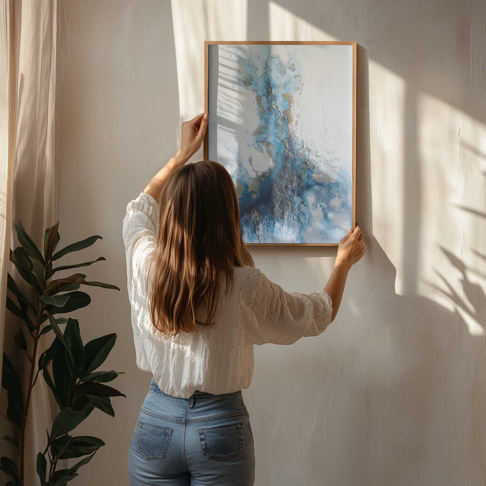 Kystrelieffoto - Udsigtsplakat