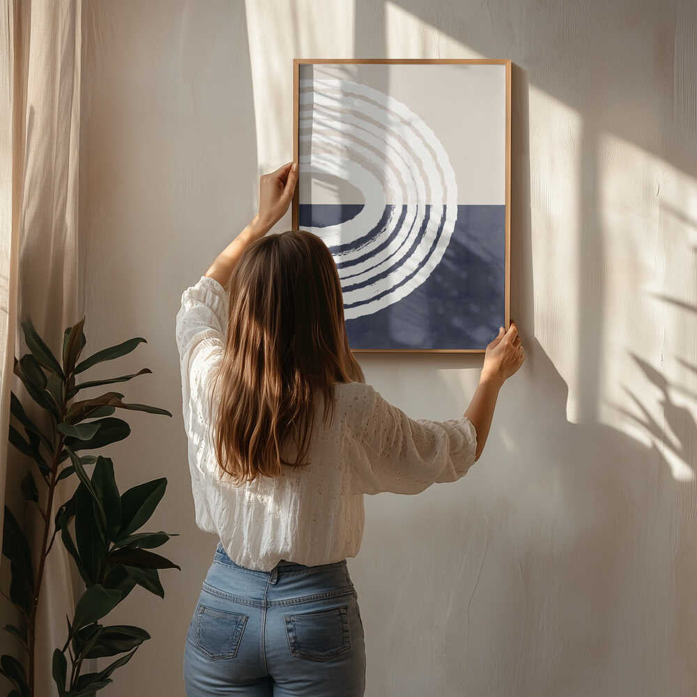 Zen Curve Balans Poster