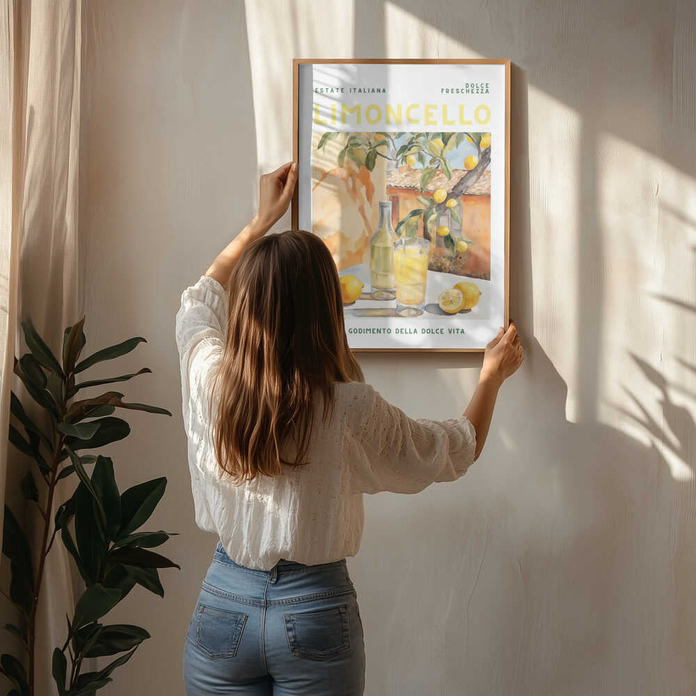 Limoncello, Aquarell, Fresh