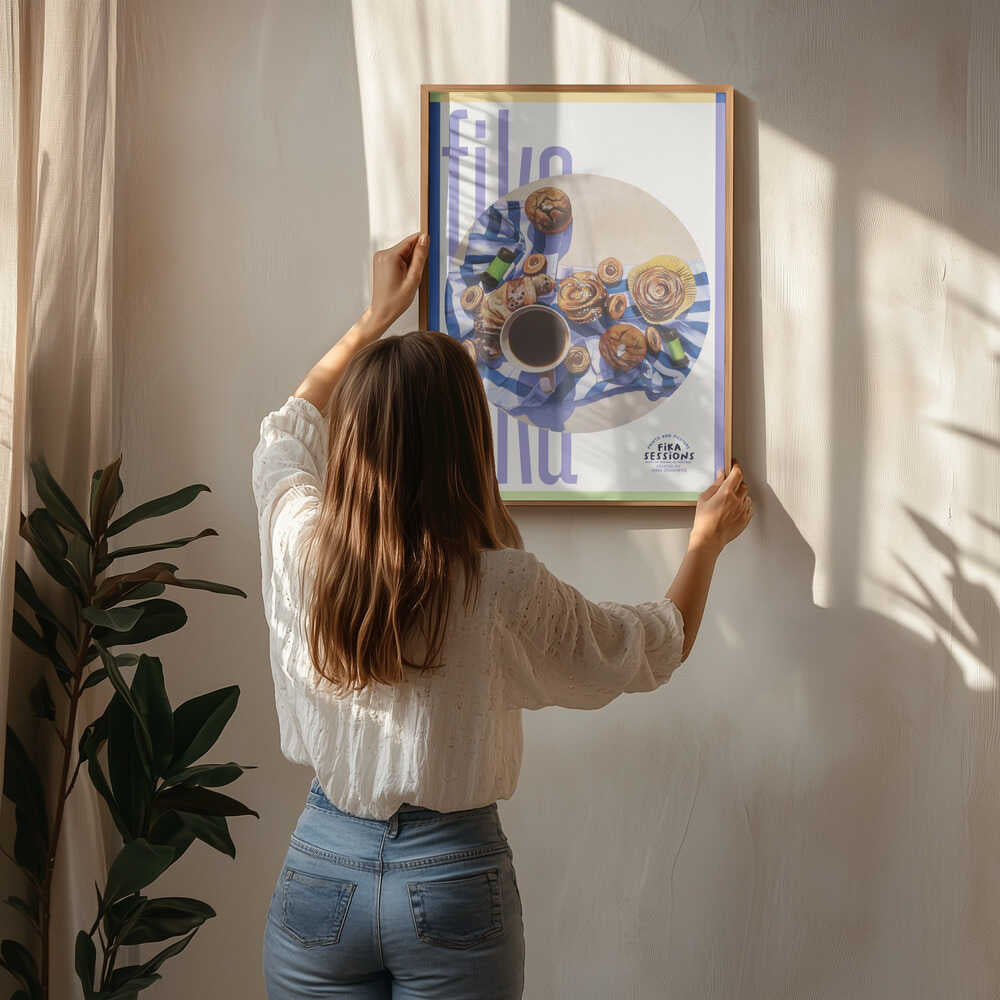 Svensk Fika-Lækkerier Plakat
