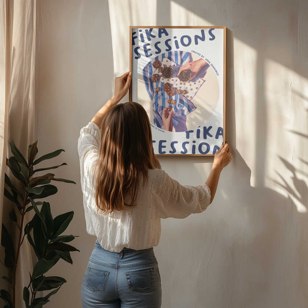 Fika Cookie Break Poster