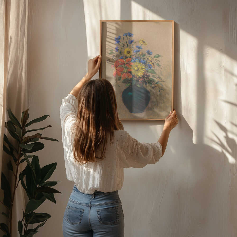 Vilde blomster-plakat
