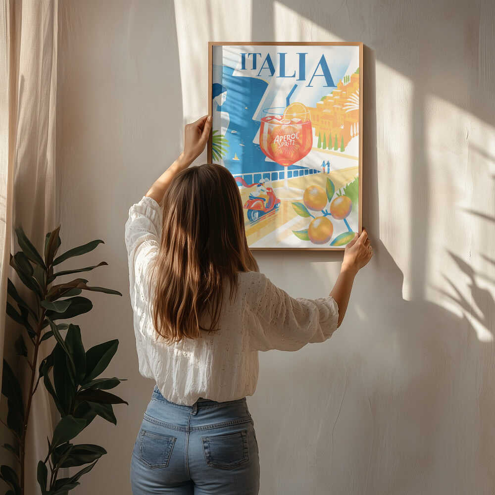 Italiensk sommarkust Poster