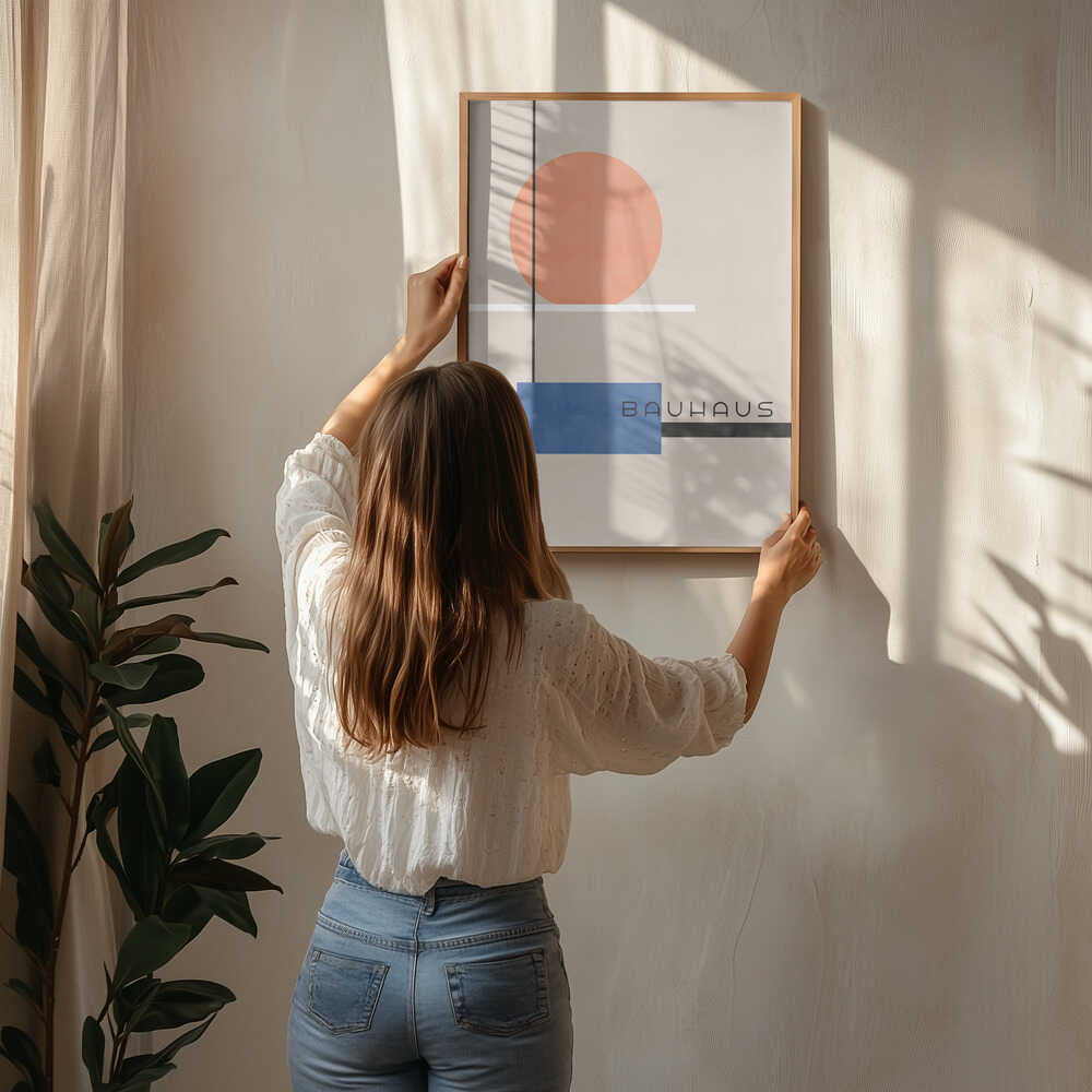 Modern Abstrakt Geometri Poster