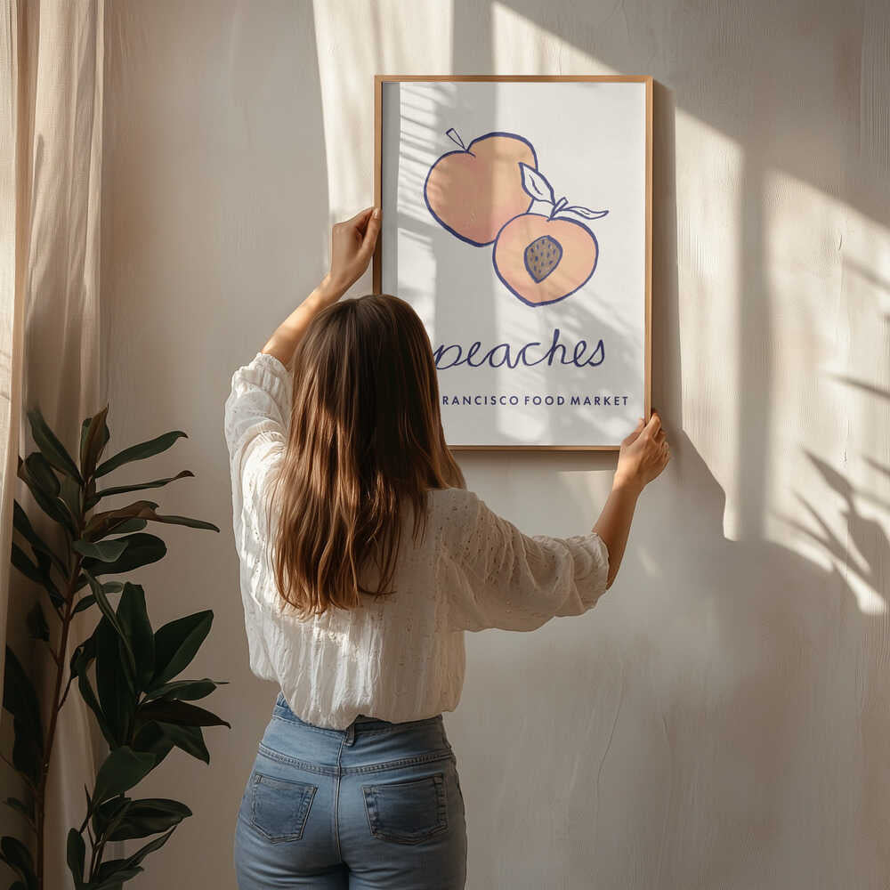 Frisk Sommerfersken Plakat