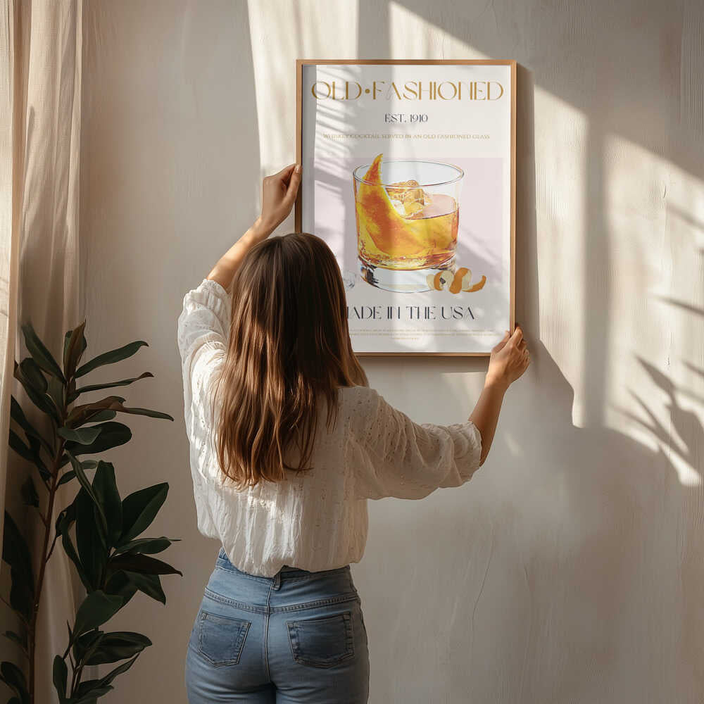 Klassisk cocktailberlock Poster