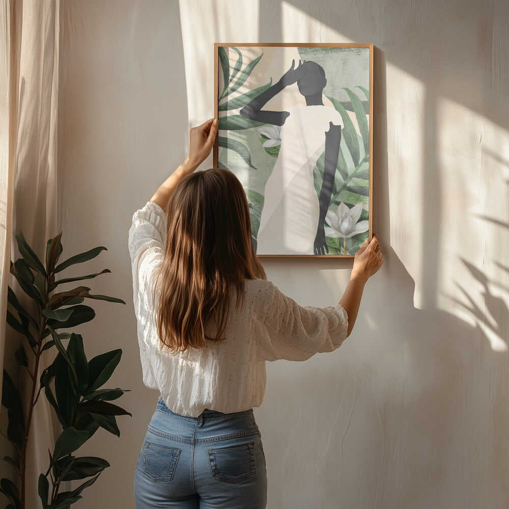 Elegant Tropisk Ro Plakat