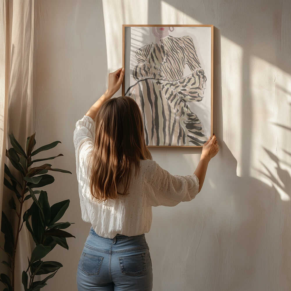 Zebra Elegance Plakat