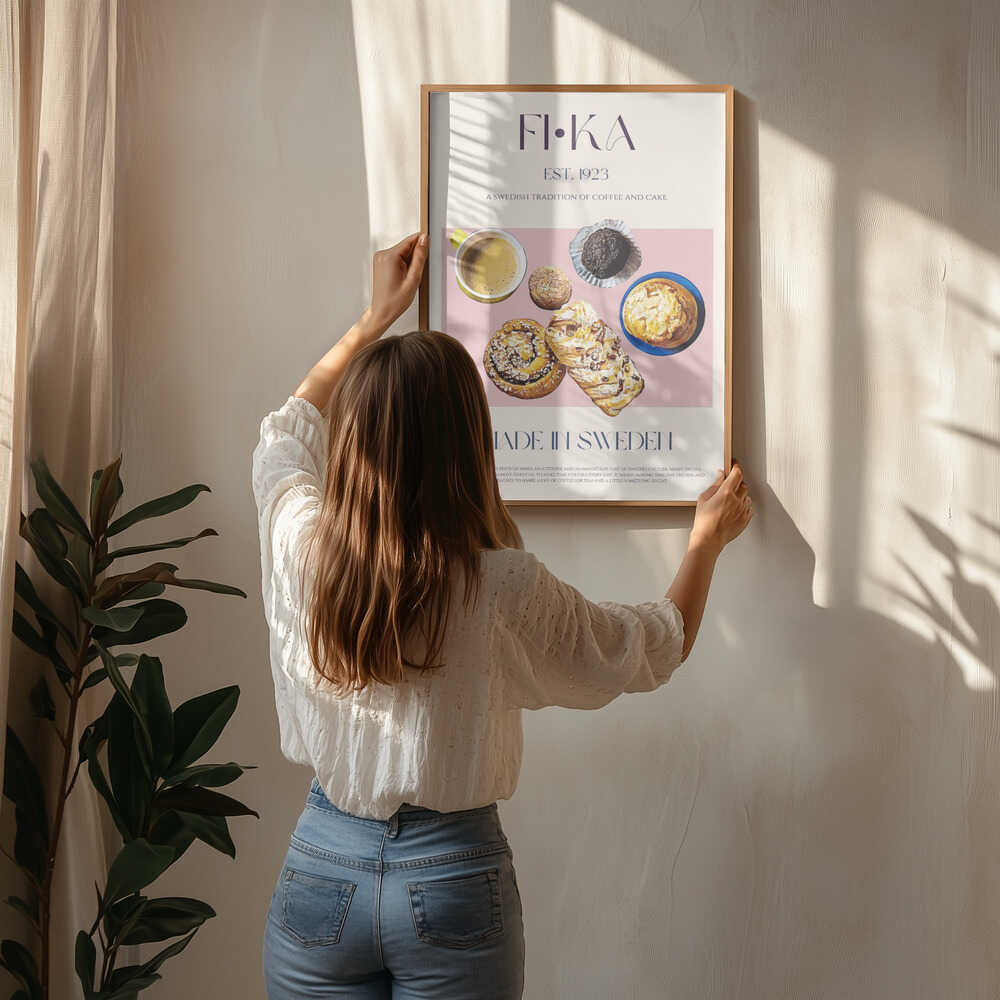 svensk fikabröd Poster