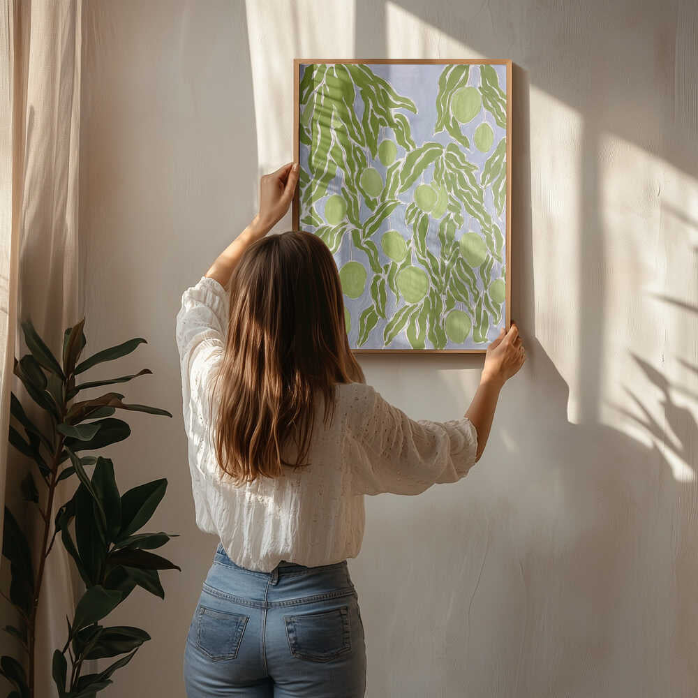 Plakat: Grøn citruslund