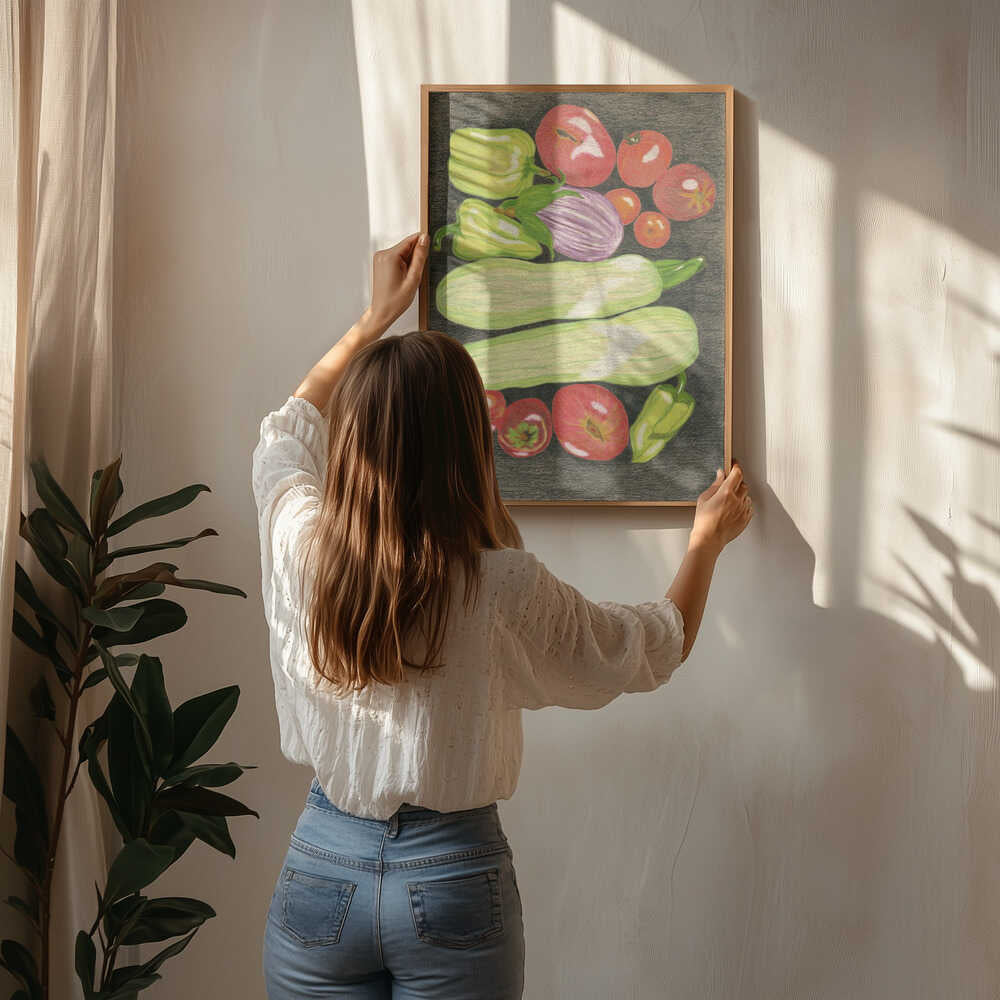 Fresh Garden Harvest Poster