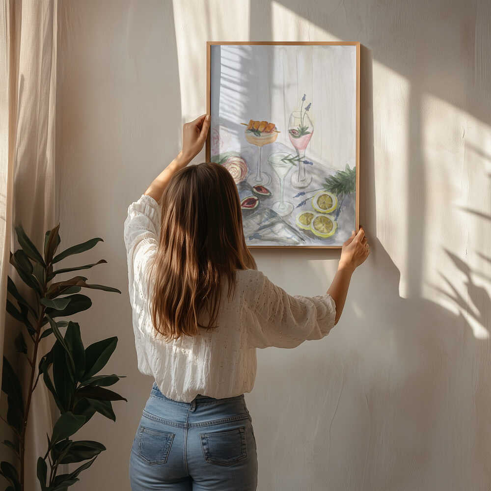 svalkande sommardrycker Poster