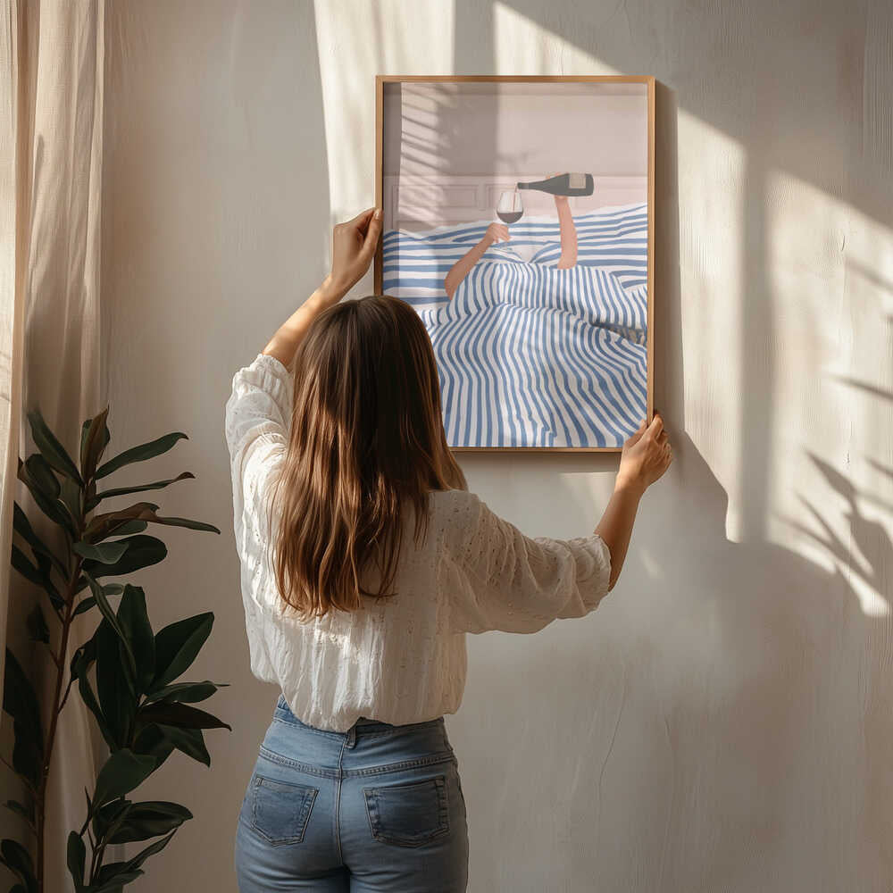 Vin i sängen Poster
