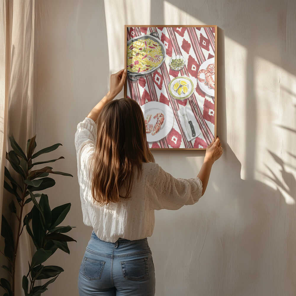 spansk paella Poster
