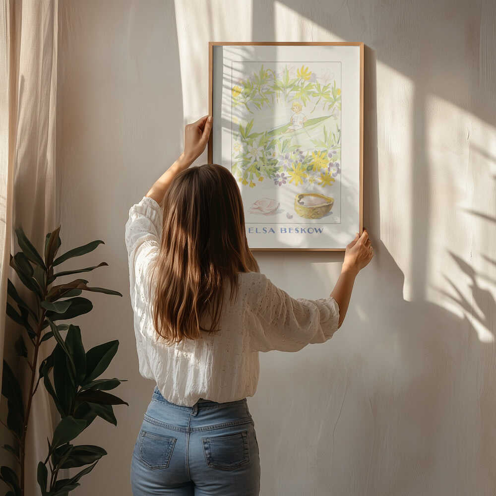 Tummelisa I Vattnet, Elsa Beskow Hc Andersen Poster