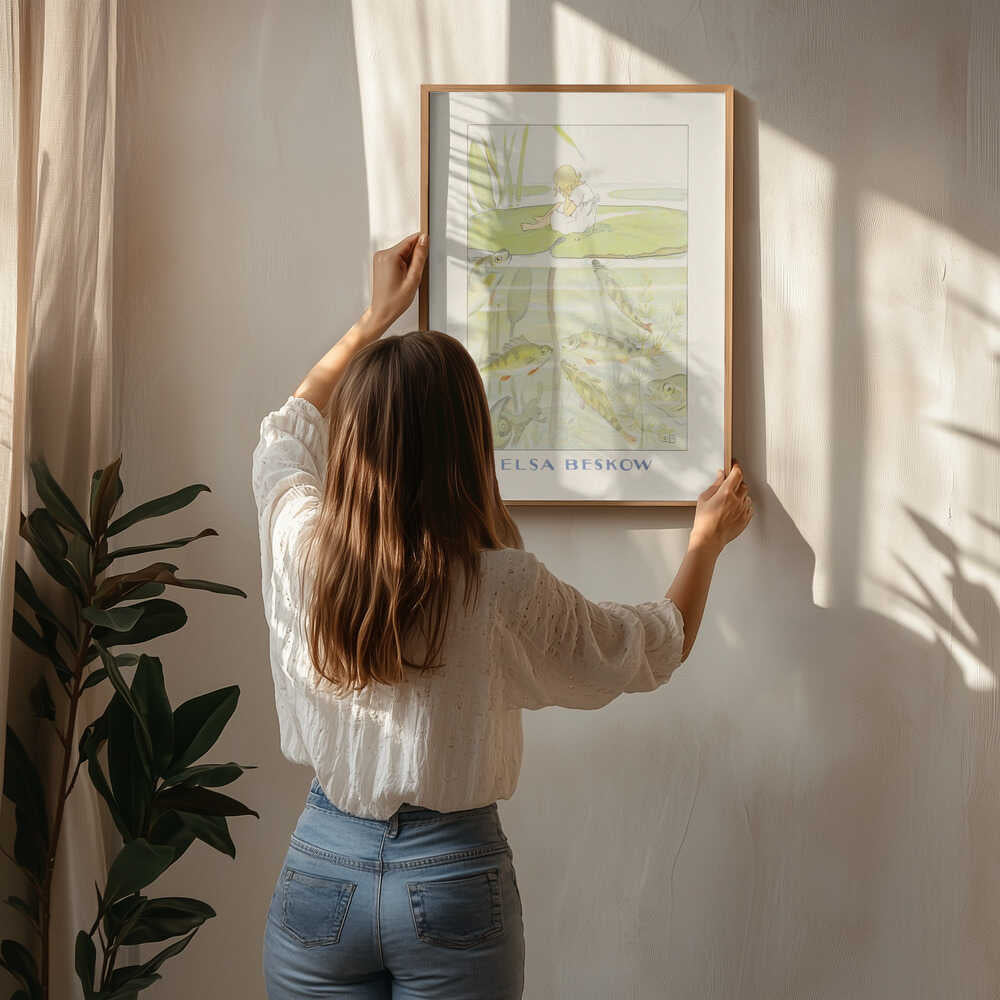 Tummelisa Näckrosbladet Elsa Beskow Hc Andersen Poster