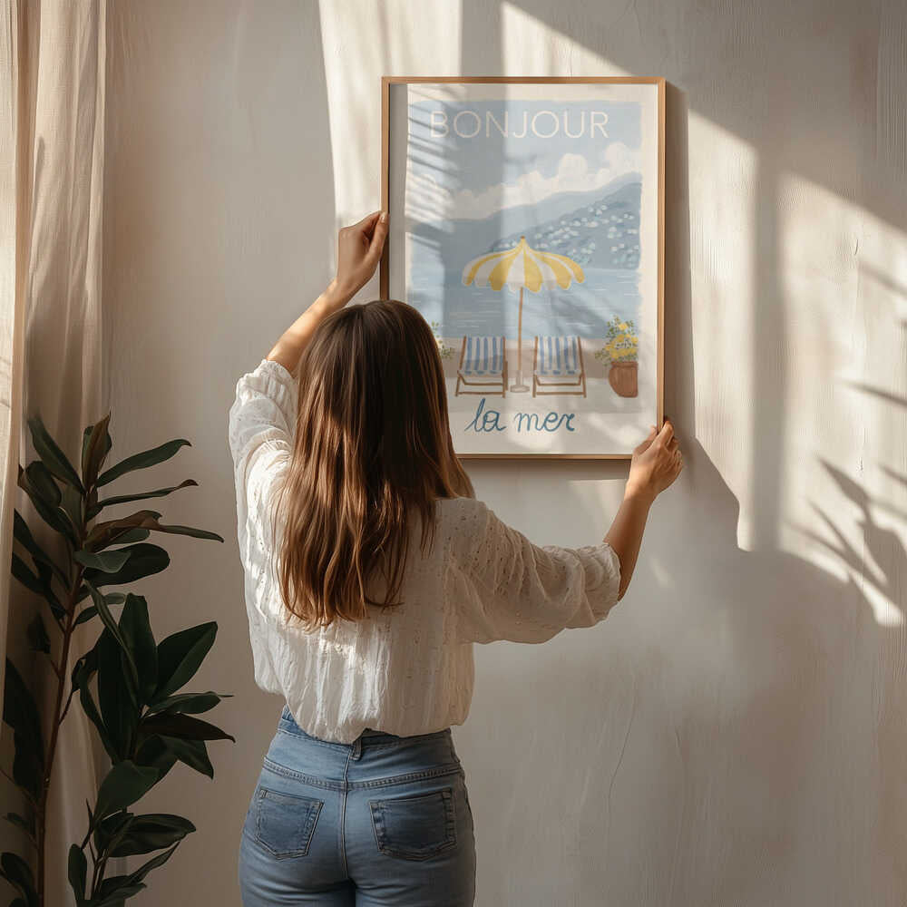 Bonjour La Mer Retreat Poster