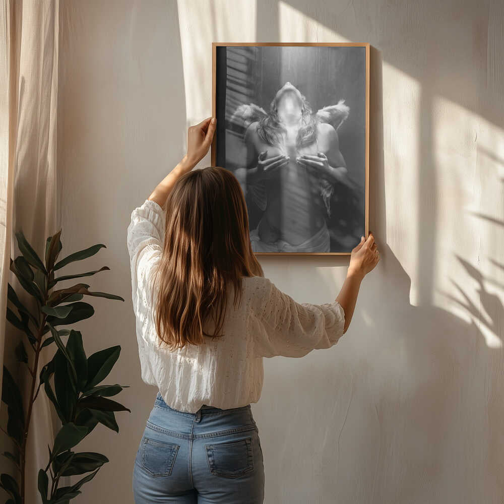 Faldne engle-plakat
